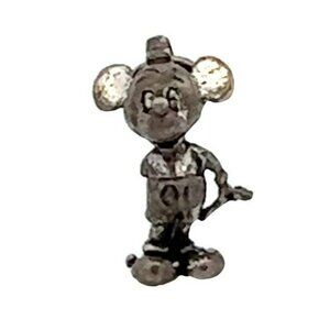 VTG Estate Sterling Silver Mickey Mouse Charm for Bracelet! 177‎